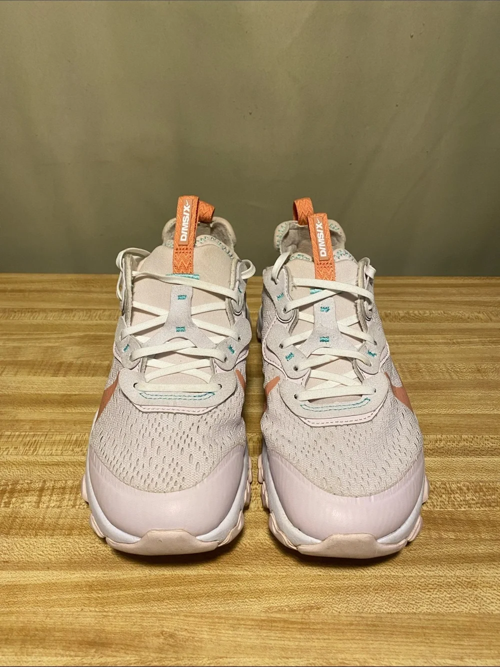 Nike React Vision Light Violet/White/Metallic Platinum /Crimson Bliss Shoes 4.5Y